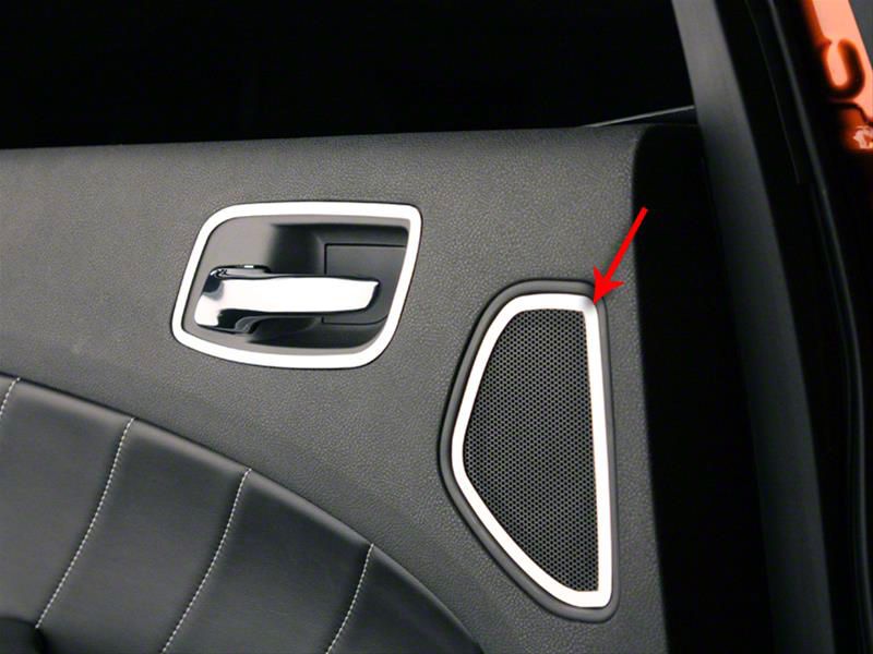OEM Jeep Dodge Right Side Quarter Trim Panel With Speaker Cutout - 68043045AD, 68584767AA