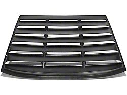 Rear Window Louvers; Gloss Black (06-10 Charger)