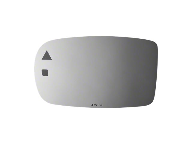 Redi-Cuts Fit Over Side View Mirror Glass with Blind Spot Cross Path; Driver Side (11-23 Charger)