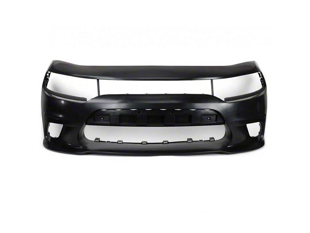 Replacement Front Bumper; Unpainted (15-23 Charger)
