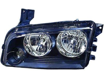 Replacement Halogen Headlight; Driver Side (2006 Charger w/ Factory Halogen Headlights)