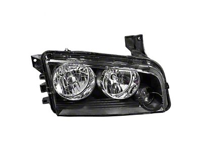 Replacement Halogen Headlight; Passenger Side (07-10 Charger w/ Factory Halogen Headlights)