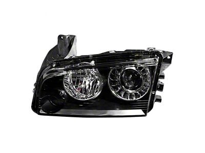 Replacement HID Headlight; Driver Side (08-10 Charger w/ Factory HID Headlights)