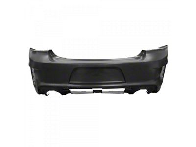 Replacement Rear Bumper; Unpainted (20-23 Charger)