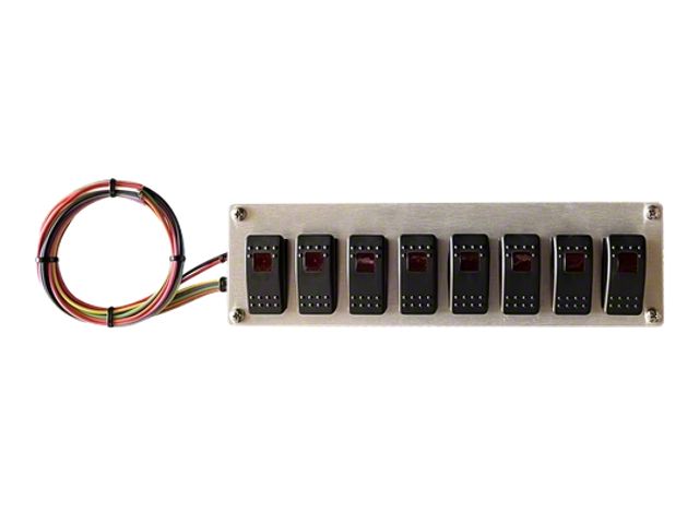 8 Post Rocker Switch Charger Rocker Switch Panel; 8-Position (Universal; Some Adaptation May ...