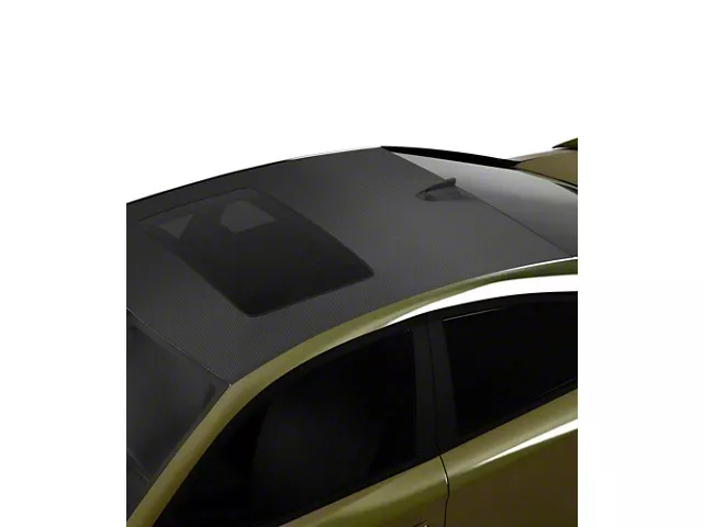 Roof Wrap Vinyl; Gloss Black (11-23 Charger)