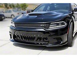 Sabretooth Tooth Lower Grille; Brushed (15-19 Charger Scat Pack, SRT Hellcat)