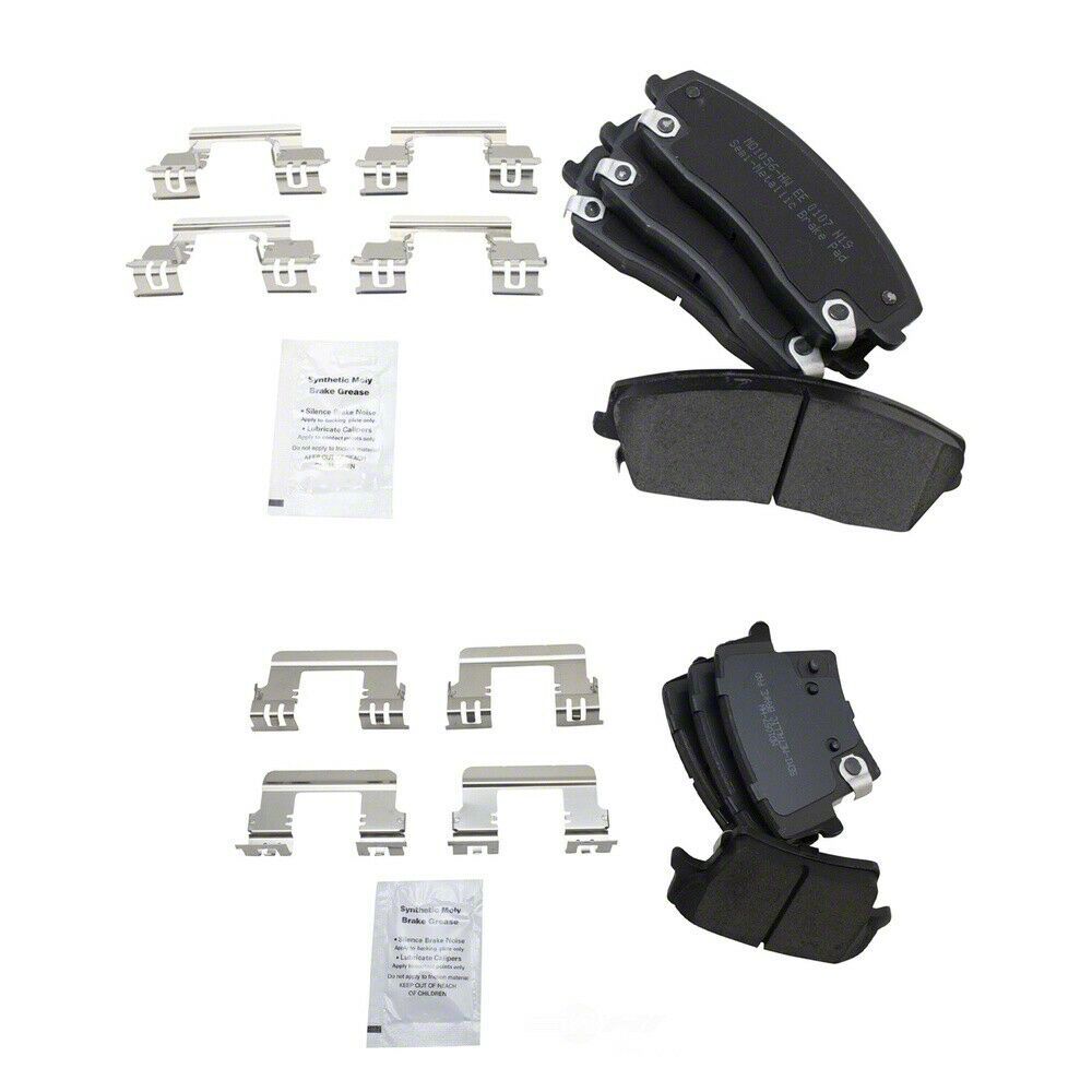 Charger SemiMetallic Brake Pads; Front and Rear (0918 Charger w/ 12.
