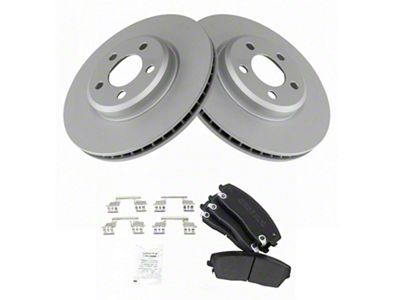 Semi-Metallic Brake Rotor and Pad Kit; Front (09-18 Charger w/ 12.60-Inch Rotors)