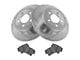 Semi-Metallic Performance Brake Rotor and Pad Kit; Rear (06-19 Charger w/ Solid Rear Rotors)