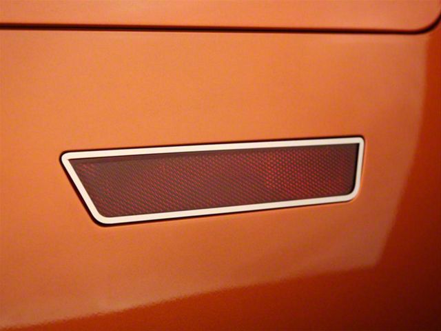 Side Marker Trim; Polished (11-14 5.7L HEMI Charger)