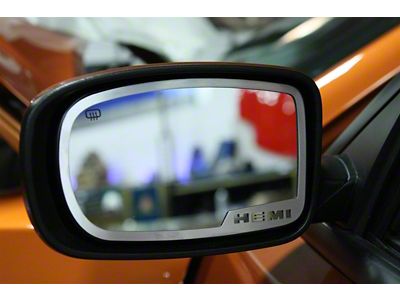 Side View; Mirror Trim; Satin (11-14 5.7L HEMI Charger)