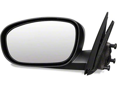 Side View Mirror with Heated Defroster; Driver Side; Textured Black (06-10 Charger)