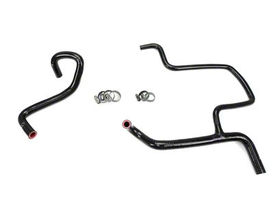Silicone Heater Coolant Hose Kit; Black (15-23 6.4L HEMI Charger)