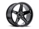 SRT Demon Style Brushed with Dark Gray Tint Wheel; 20x9.5 (11-23 RWD Charger)