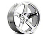 SRT Demon Style Chrome Wheel; Rear Only; 20x10.5; 22mm Offset (11-23 RWD Charger)