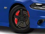 SRT Demon Style Satin Black Wheel; 20x9; 19mm Offset (11-23 RWD Charger, Excluding Widebody)