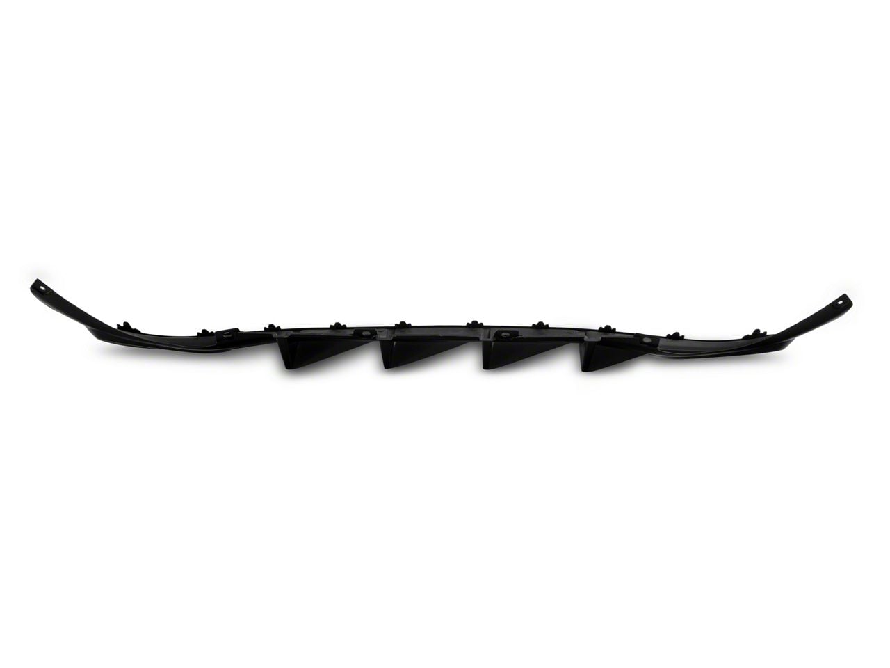 SRT Style Rear Bumper Diffuser For Dodge Charger (2015-Now) - Glossy & Matte Black ABS Plastic - Fits Hellcat, Scat Pack, Daytona, R/T