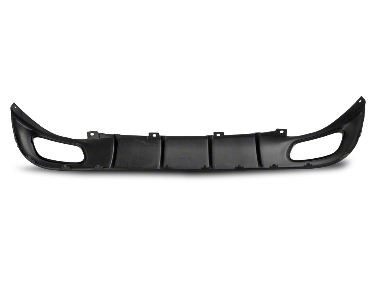 MITSTOCKS Gloss Black Rear Bumper Diffuser For 2015-2022 Dodge Charger – Base, SXT, RT, SE – NOT For SRT/Scat