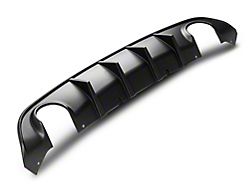 SRT Style Rear Bumper Dual Exhaust Diffuser; Unpainted (15-23 Charger Daytona, Scat Pack, SRT 392, SRT Hellcat, Excluding Widebody; 19-23 Charger GT, R/T, Excluding Widebody)