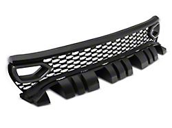 SRT Hellcat Style Front Grille with LED Lights; Matte Black (15-23 Charger)