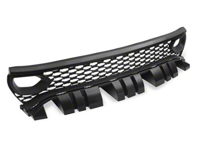 SRT Hellcat Style Front Grille; Matte Black (15-23 Charger, Excluding SXT)