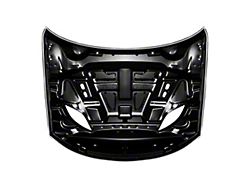 SRT Performance Style Front Air Vented Hood; Unpainted (15-23 Charger)