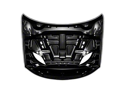 SRT Performance Style Front Air Vented Hood; Unpainted (15-23 Charger)