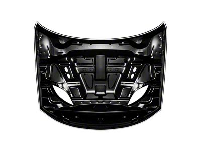 SRT Performance Style Front Air Vented Hood; Unpainted (15-23 Charger)