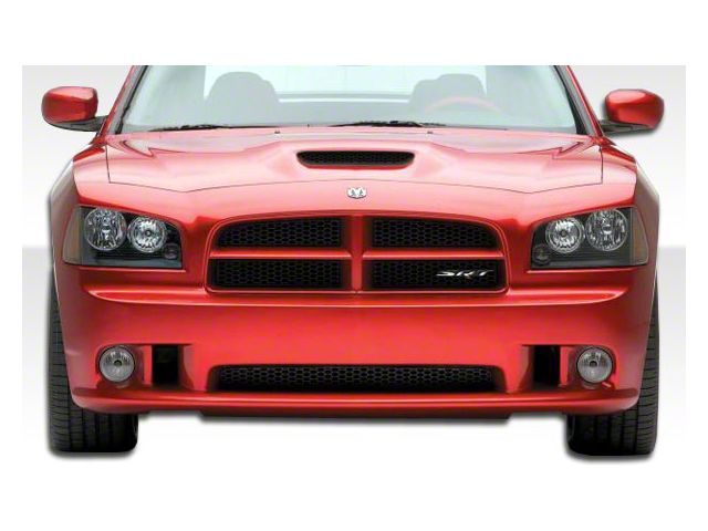 SRT Style Front Bumper Cover; Unpainted (06-10 Charger)