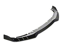 SRT Style Front Bumper Lip Splitter; Gloss Black (15-23 Charger SE, SXT)