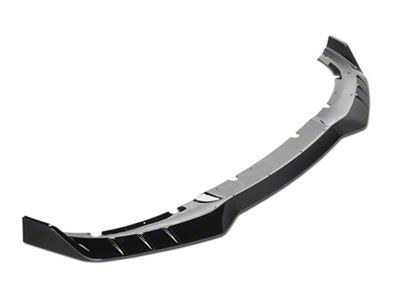 SRT Style Front Bumper Lip Splitter; Gloss Black (15-23 Charger SE, SXT)