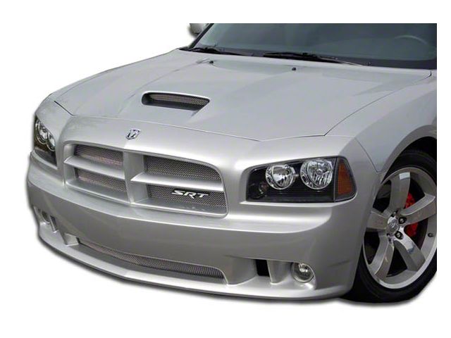 SRT Style Hood; Unpainted (06-10 Charger)