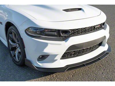 SRT Track Package Front Chin Splitter; Gloss Black (15-23 Charger SRT)