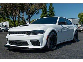 Gloss Black Front Bumper Lip Splitter For 2020-2023 Dodge Charger SRT Hellcat / Scat Pack Widebody