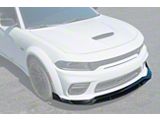 SRT Widebody Performance Front Chin Splitter; Gloss Black (20-23 Charger SRT Hellcat Widebody)