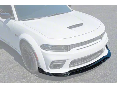 SRT Widebody Performance Front Chin Splitter; Gloss Black (20-23 Charger SRT Hellcat Widebody)