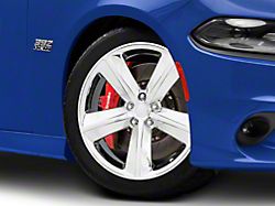 SRT8 Style Chrome Wheel; 20x9; 20mm Offset (11-23 RWD Charger, Excluding Widebody)