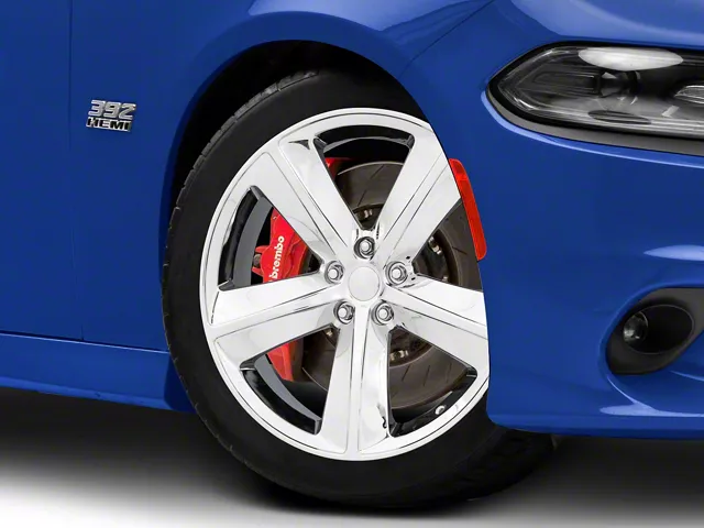 SRT8 Style Chrome Wheel; 20x9 (11-23 RWD Charger, Excluding Widebody)