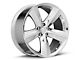 SRT8 Style Chrome Wheel; 20x9 (11-23 RWD Charger, Excluding Widebody)