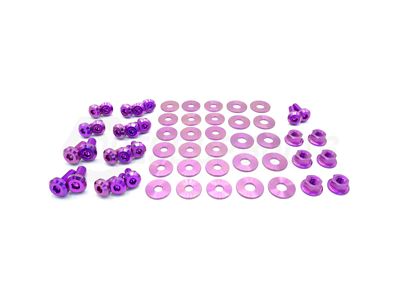 Stage 1 Titanium Hardware Engine Bay Kit; Purple (15-23 Charger)