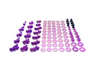 Stage 2 Titanium Hardware Engine Bay Kit; Purple (15-23 Charger)