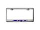 Stainless Steel Dodge SRT License Plate Frame; Purple Carbon Fiber (Universal; Some Adaptation May Be Required)