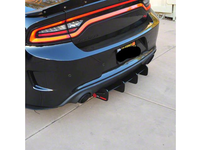 Standard Diffuser; Matte Black (15-23 Charger Scat Pack & SRT w/ Unthreaded Rear Differential Cross Brace, Excluding Widebody)