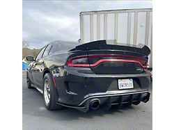 Stealth Assault Wicker Bill; Dark Tint (15-19 Charger SRT Hellcat; 15-23 Charger Daytona, Scat Pack, SRT 392; 20-23 Charger Widebody, Excluding SRT Hellcat)