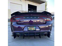 Stealth Diffuser; Full 3-Piece (20-23 Charger Widebody w/ Threaded Rear Differential Cross Brace)