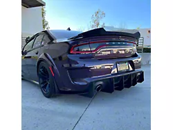 Stealth Diffuser; Full 3-Piece (20-23 Charger Widebody w/ Unthreaded Rear Differential Cross Brace)