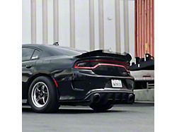 Stealth Diffuser; Full 3-Piece; Black (20-23 Charger Widebody w/ Unthreaded Rear Differential Cross Brace)
