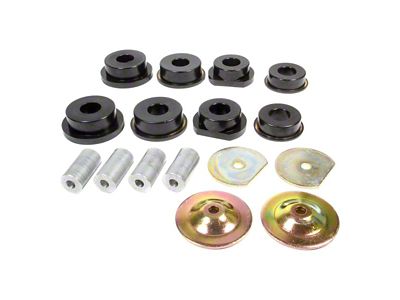 Sub Frame Bushing Kit; Black (08-10 Charger)