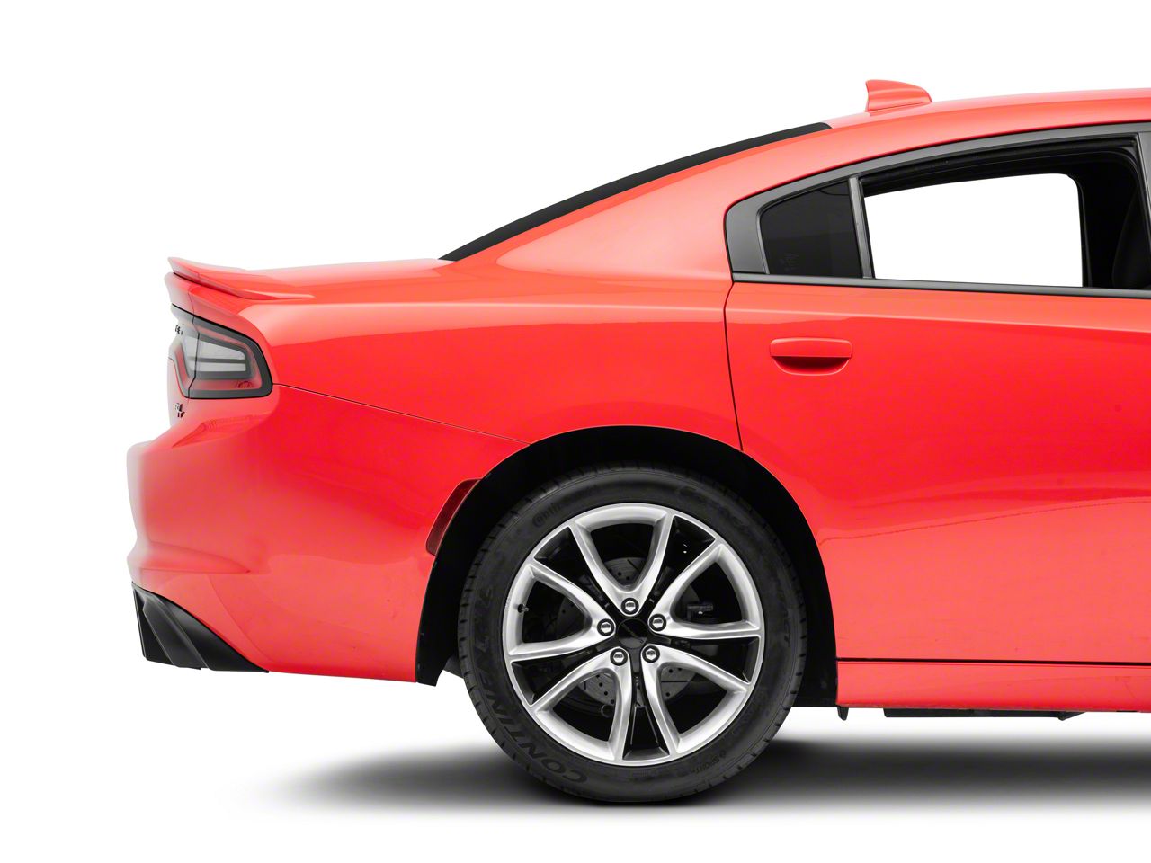 Charger SXT Style Rear Diffuser; Matte Black (15-18 Charger R/T; 15-23 ...